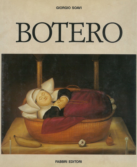Botero catalogue cover that features a painting of a sleeping figure