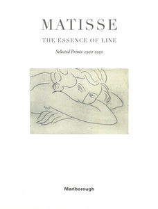 Matisse catalogue cover featuring a small drawing of a woman lying down