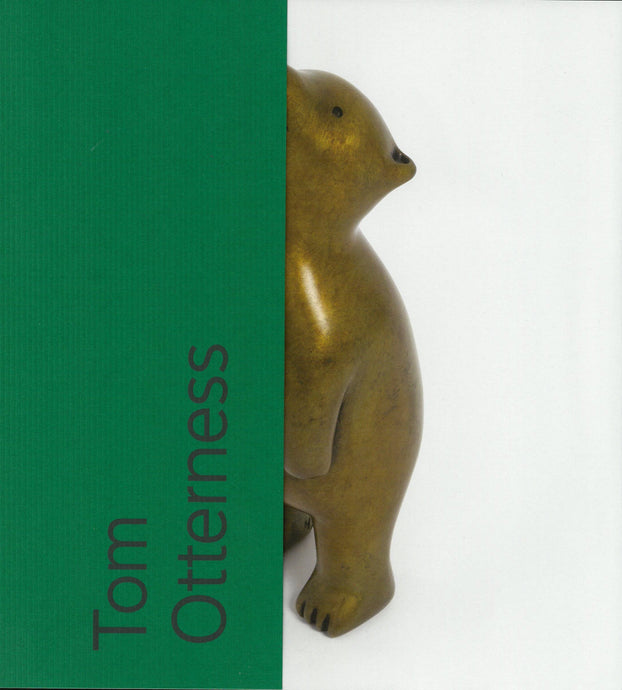 Otterness catalogue cover featuring a bronze sculpture