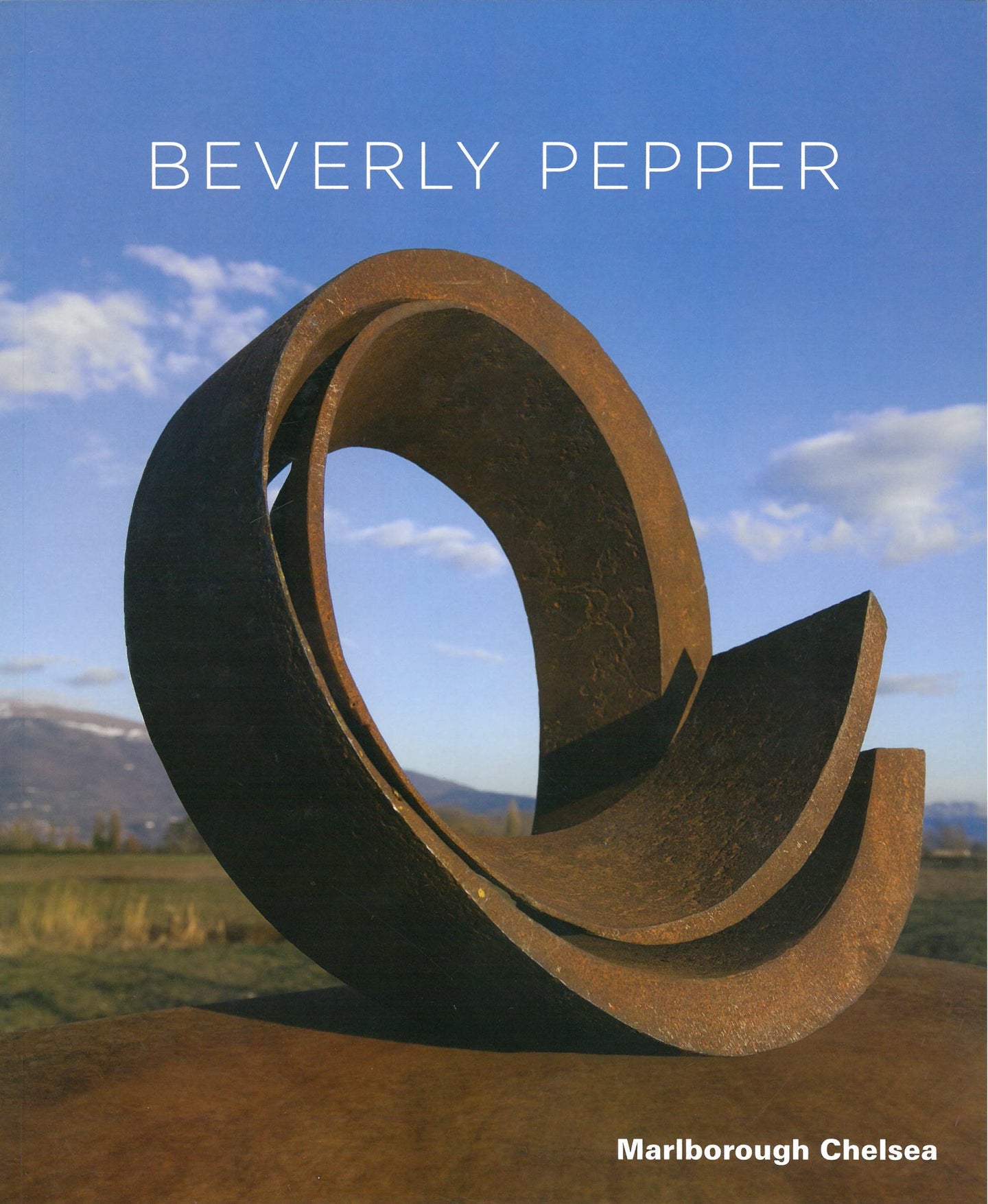 Pepper catalogue cover featuring a steel sculpture